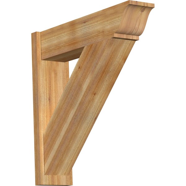 Ekena Millwork Traditional Rough Sawn Traditional Outlooker, Western Red Cedar, 8"W x 32"D x 32"H OUT08X32X32TRA01RWR - main